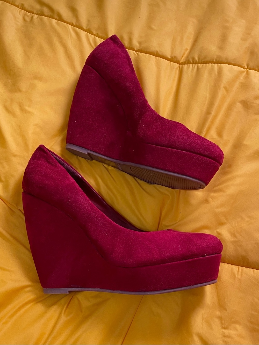 Red Suede Shoes